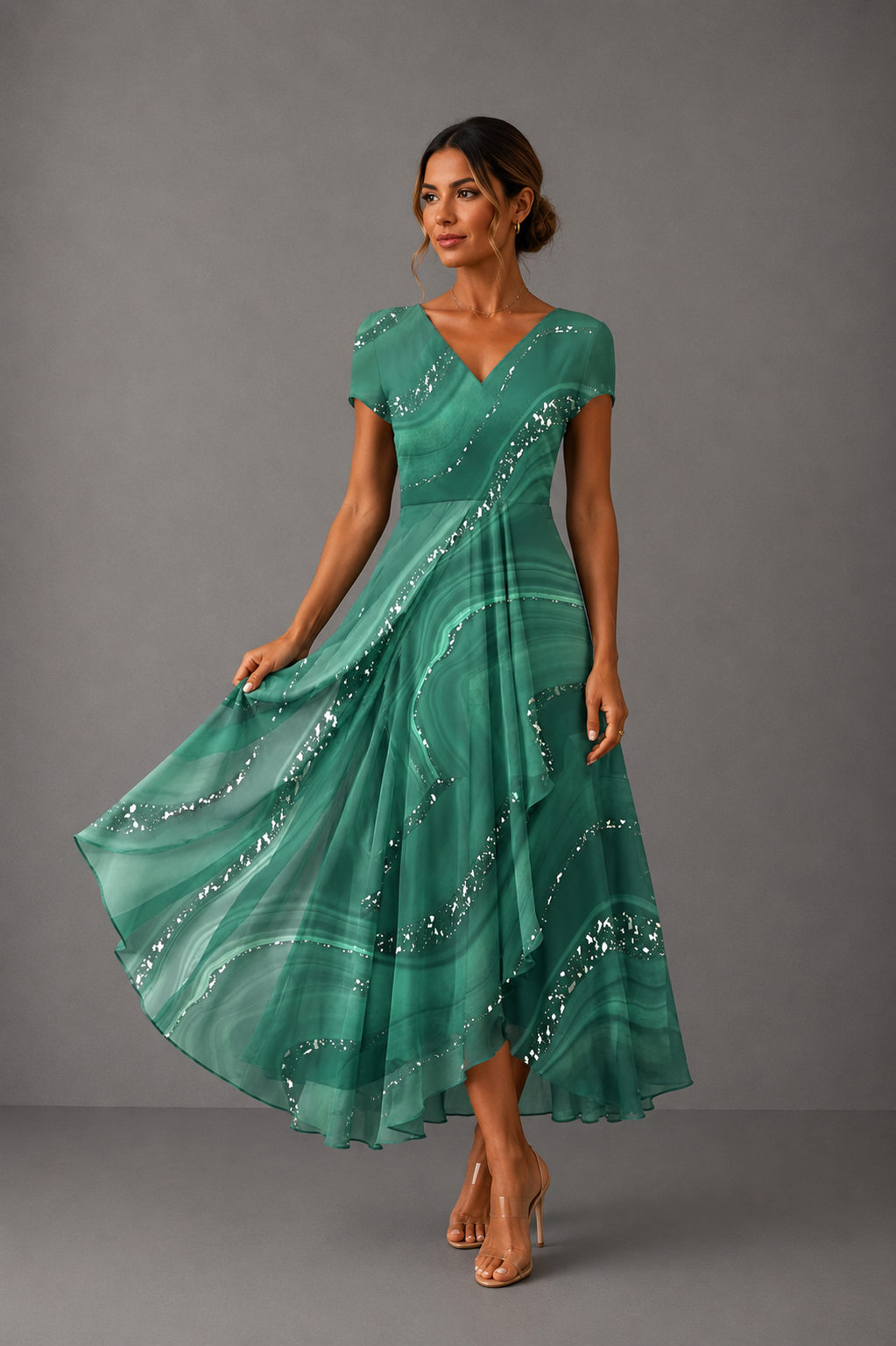 Adelaide ∙ Loose-fitting blue dress