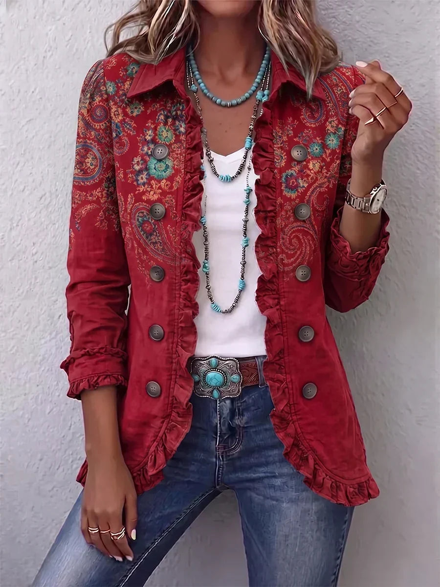 Natividad | Ruffled Cashmere Jacket