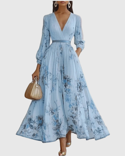 Rowella ∙ Elegant long pleated dress