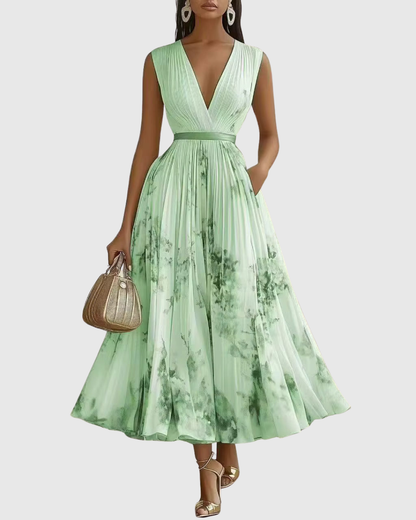 Rowella ∙ Elegant long pleated dress