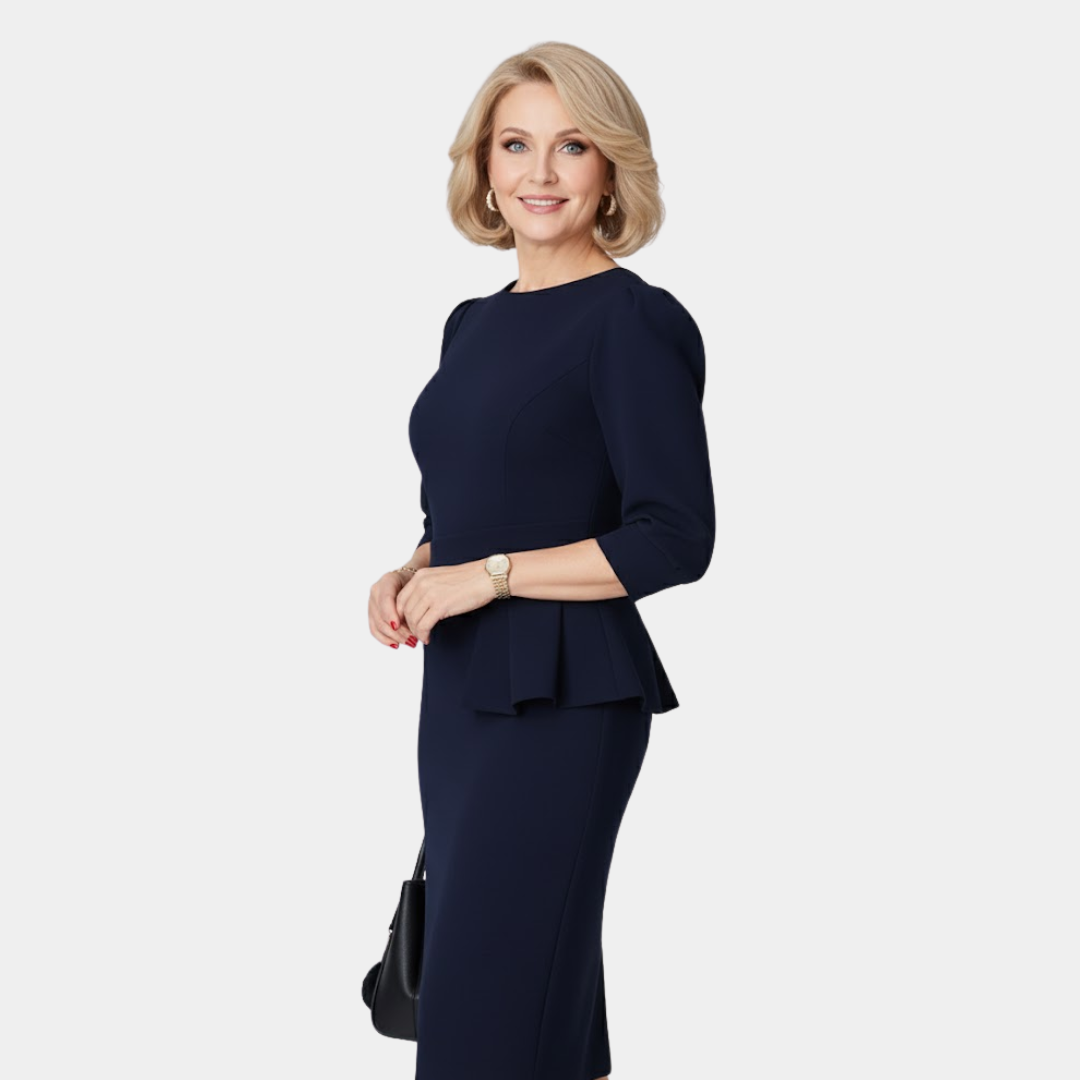 CLAUDINE BLOOM | Ruffled midi dress