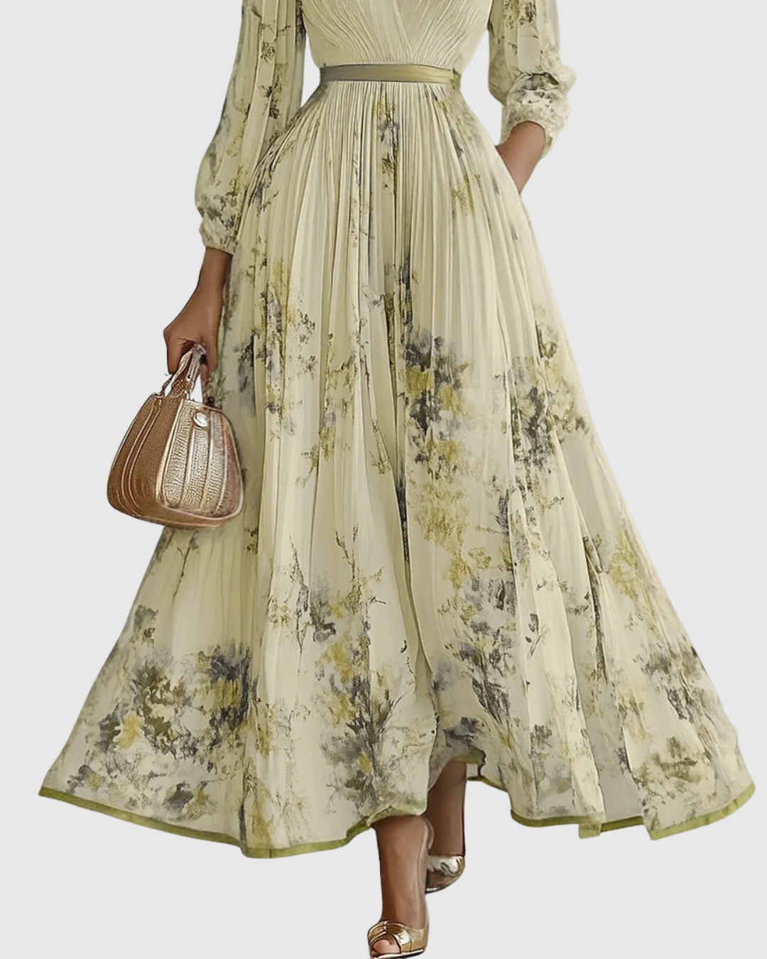 Rowella ∙ Elegant long pleated dress