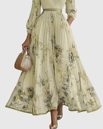 Rowella ∙ Elegant long pleated dress