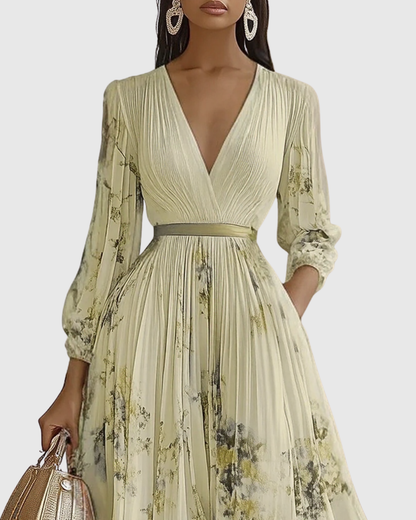 Rowella ∙ Elegant long pleated dress