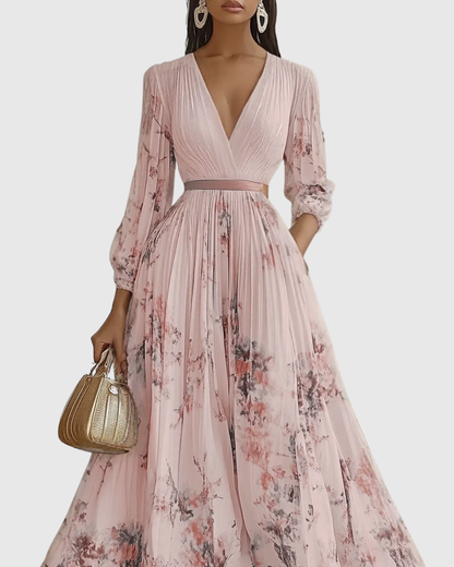Rowella ∙ Elegant long pleated dress