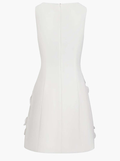 Elegant Sleeveless Mini Dress with Cutout
