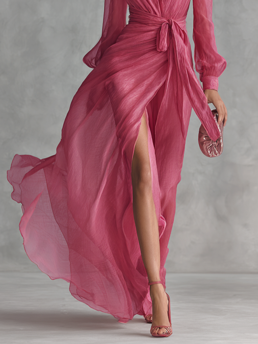 Isabella ∙ Long pink dress
