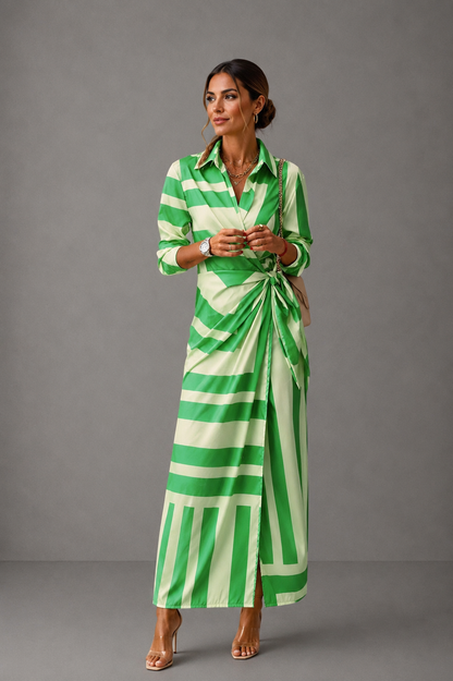 EVERLY | Elegant printed dress