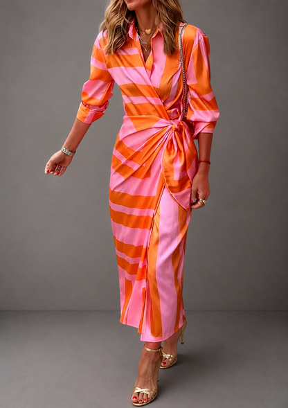 EVERLY | Elegant printed dress