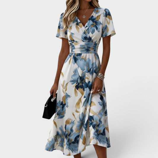 Denise | Floral Midi Dress