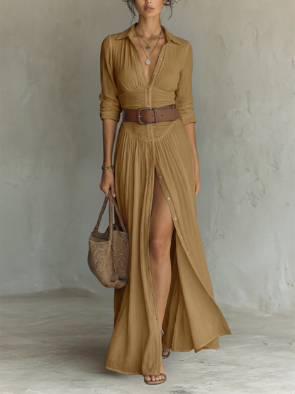 Sofia long shirt dress