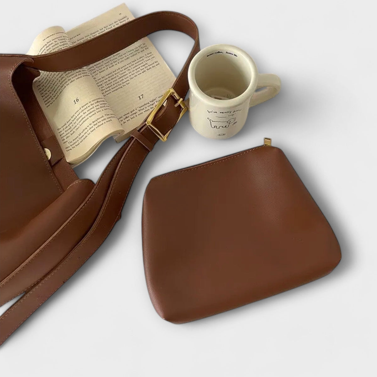 Isidore – Elegant leather shoulder bag