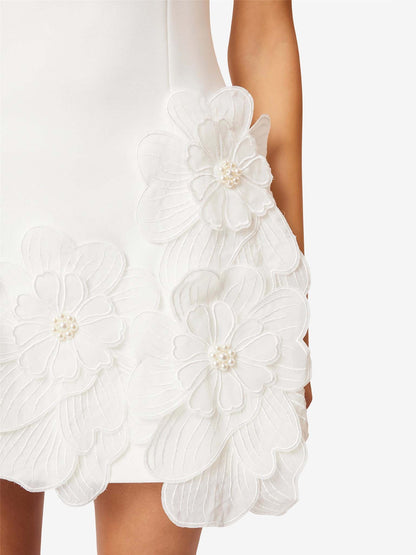 Elegant Sleeveless Mini Dress with Cutout