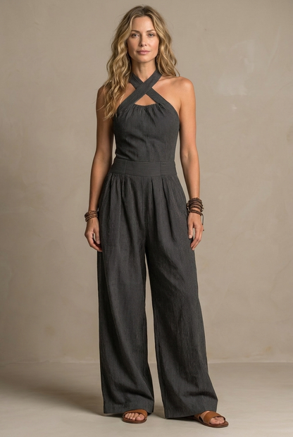 Ariana | Elegant jumpsuits with a crossover neckline