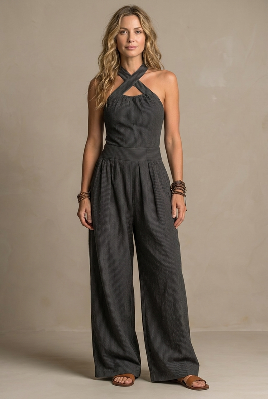 Ariana | Elegant jumpsuits with a crossover neckline