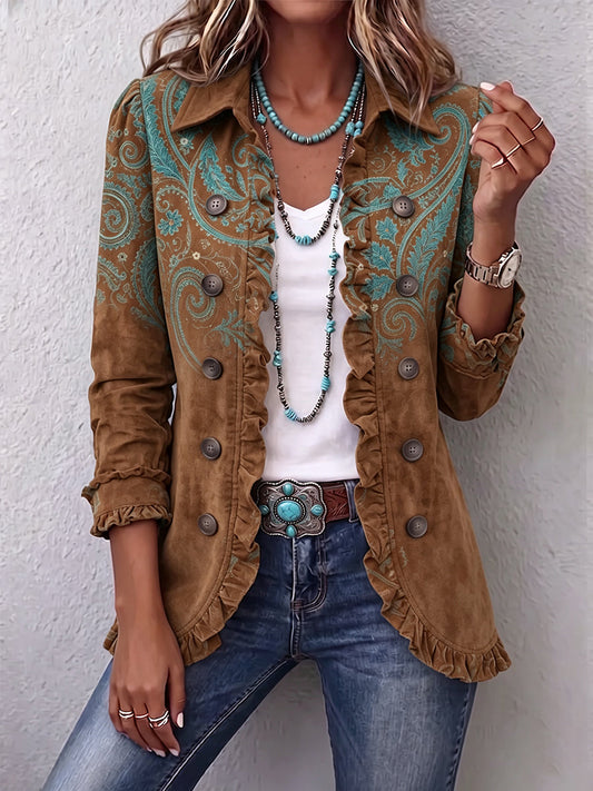 Rocío | Ruffled Cashmere Jacket
